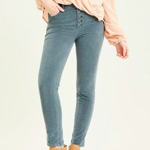 Free People Morning Waves Corduroy Skinny Jeans